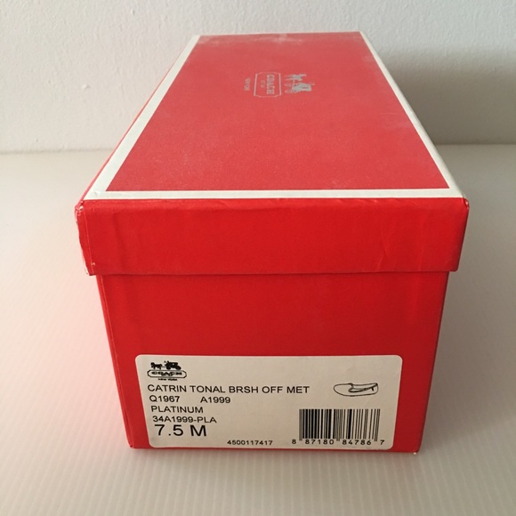 {Coach} Catrin Tonal Brsh Off Met Flats - Picture 8 of 8